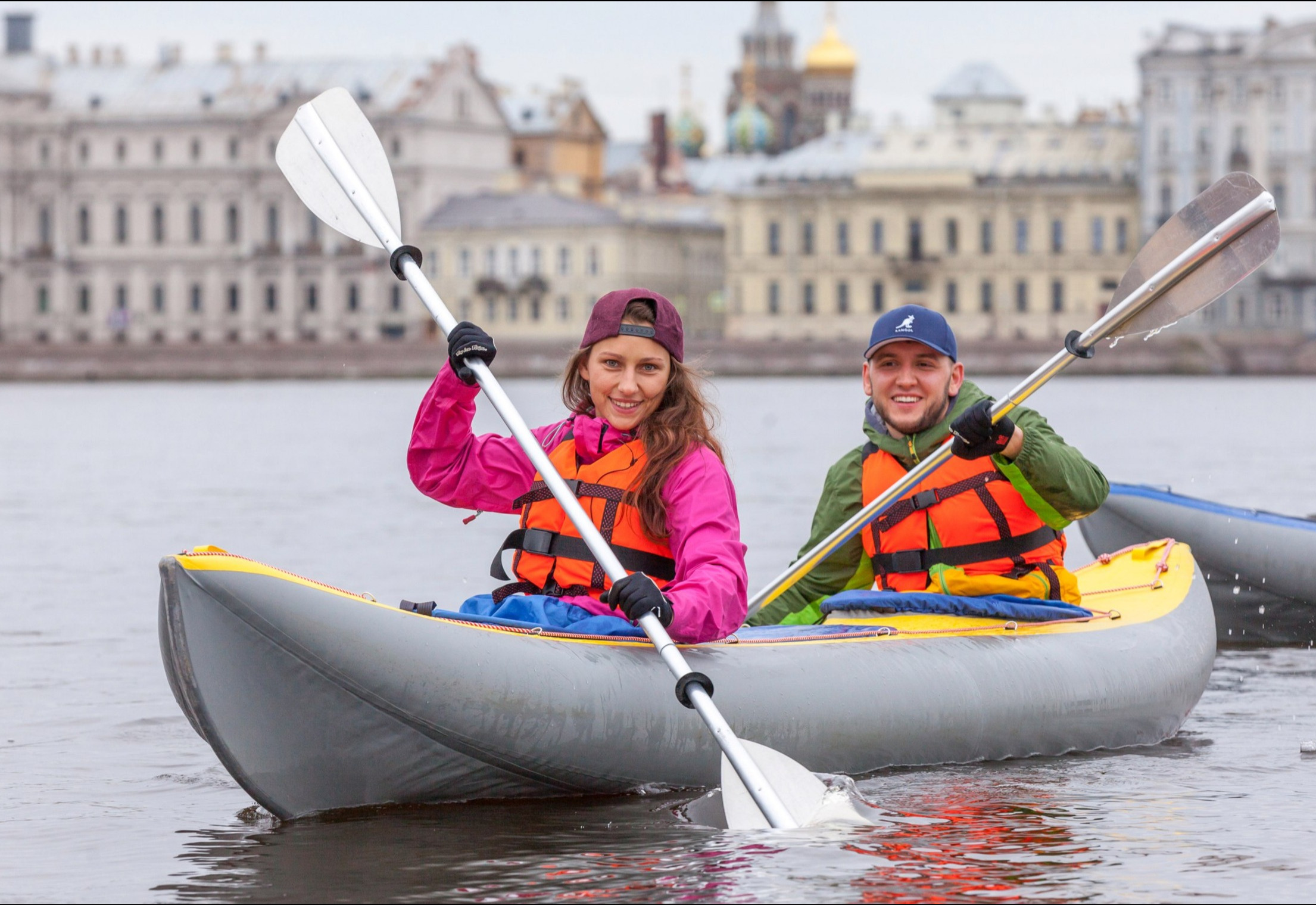 Кайяки в СПБ на Неве