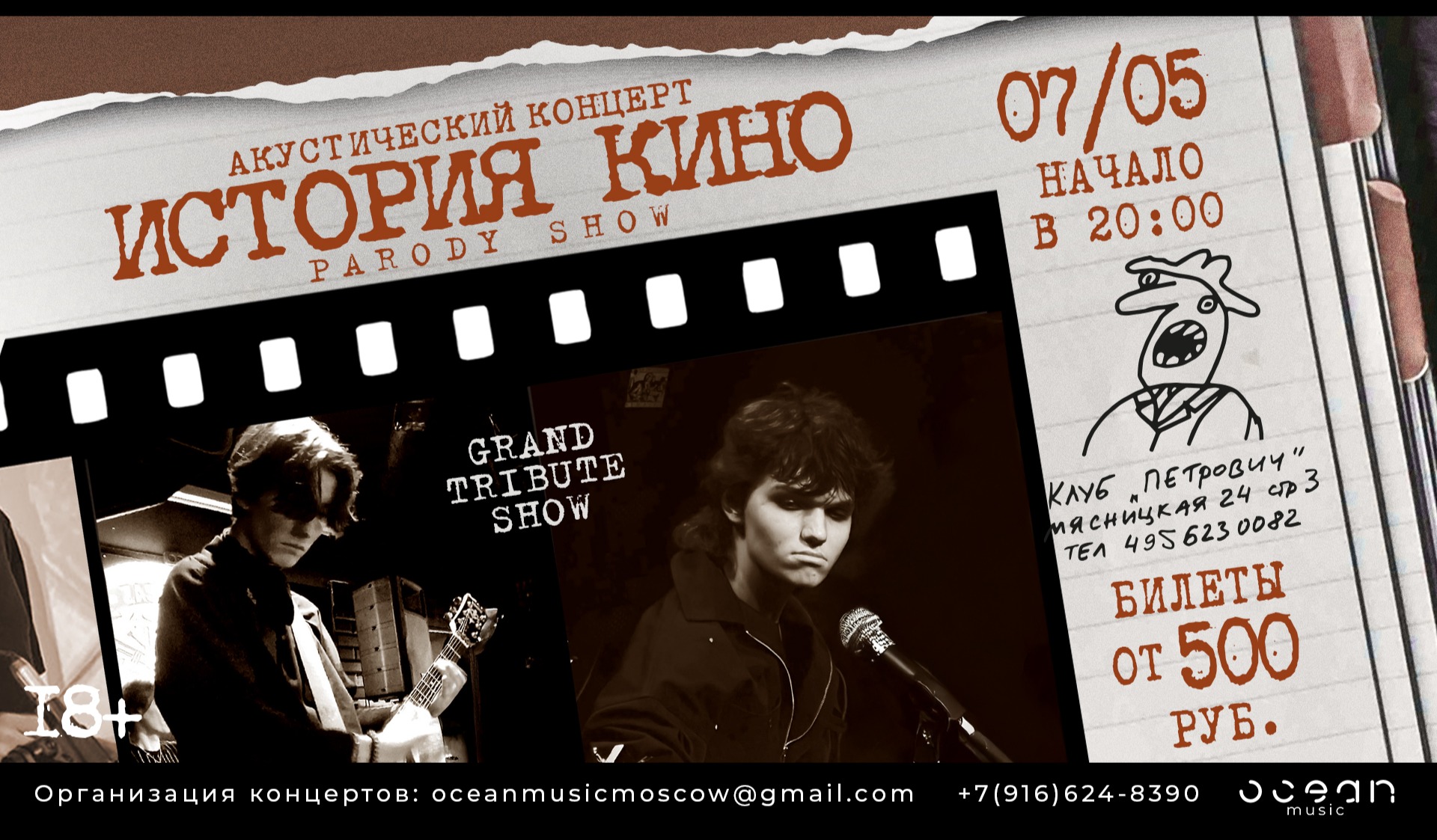 История КИНО. Акустика