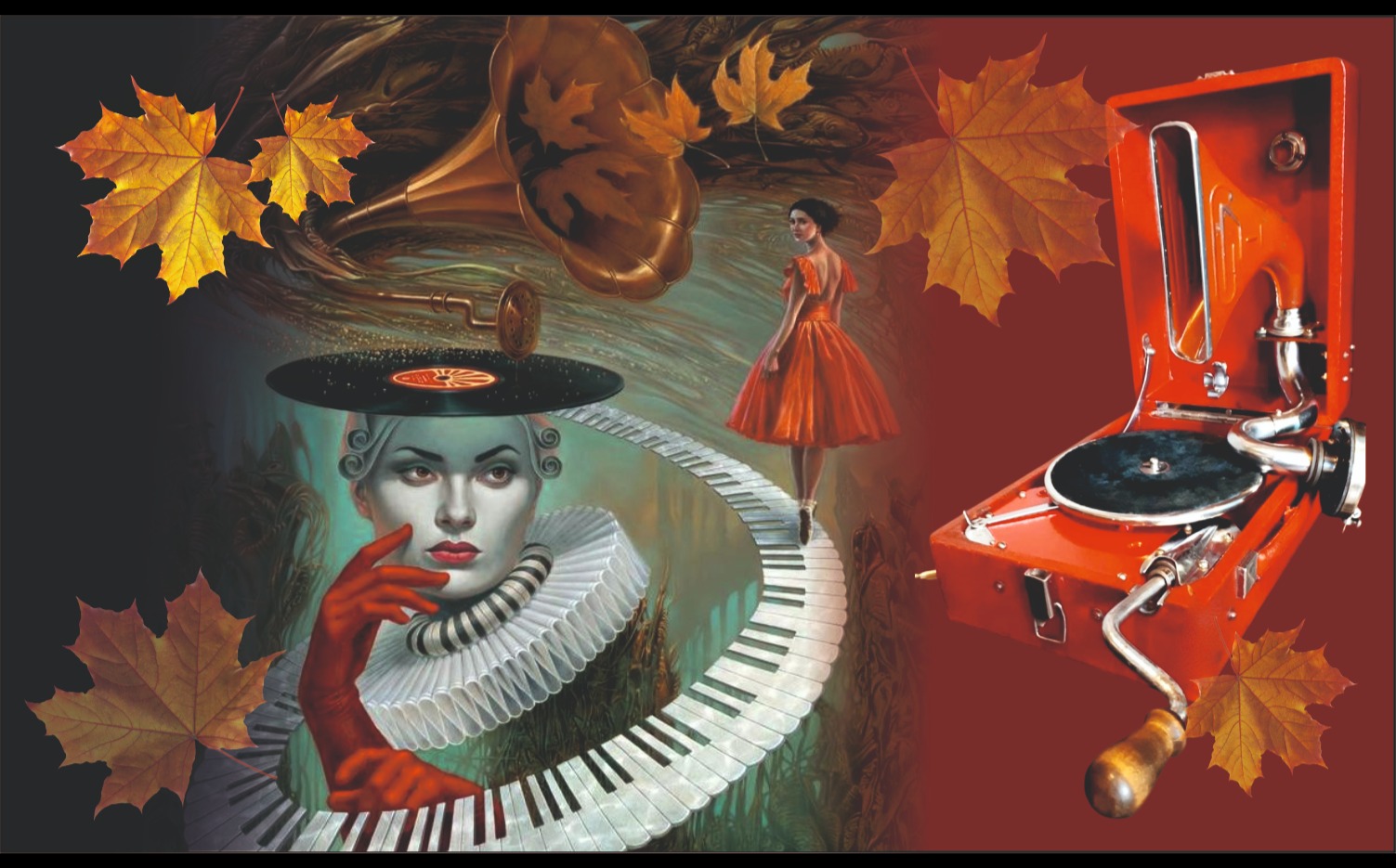 Патефон и клавиши — Фортепианные образы, импровизации — вечеринка с фуршетом в музее на Невском