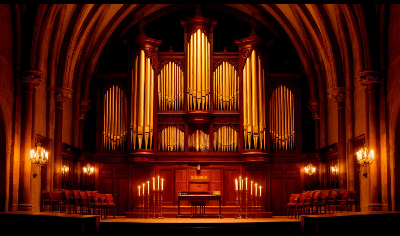 Орган при свечах. Голос Вселенной