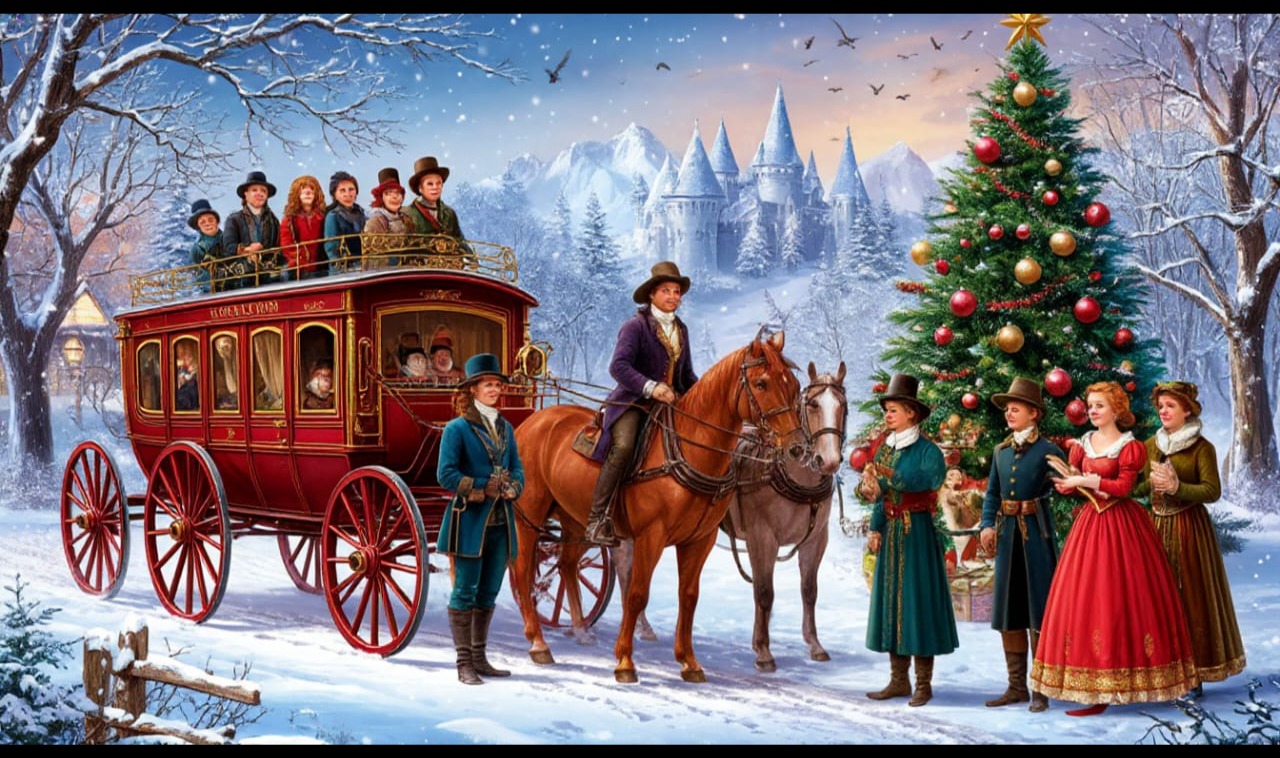 Двенадцать пассажиров: Новогодняя музыкальная сказка с песочной анимацией