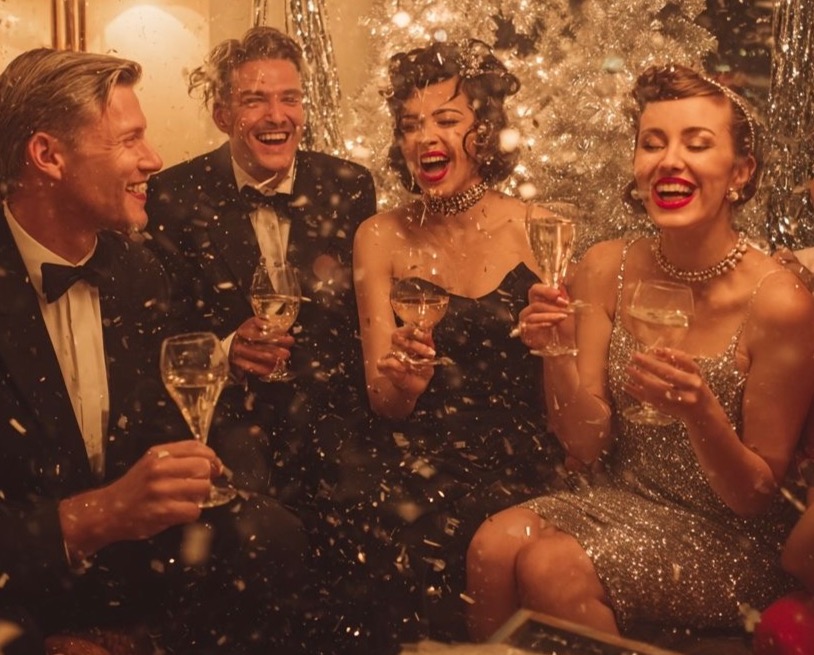 Сборный новогодний корпоратив в стиле NEW YORK, NEW YORK