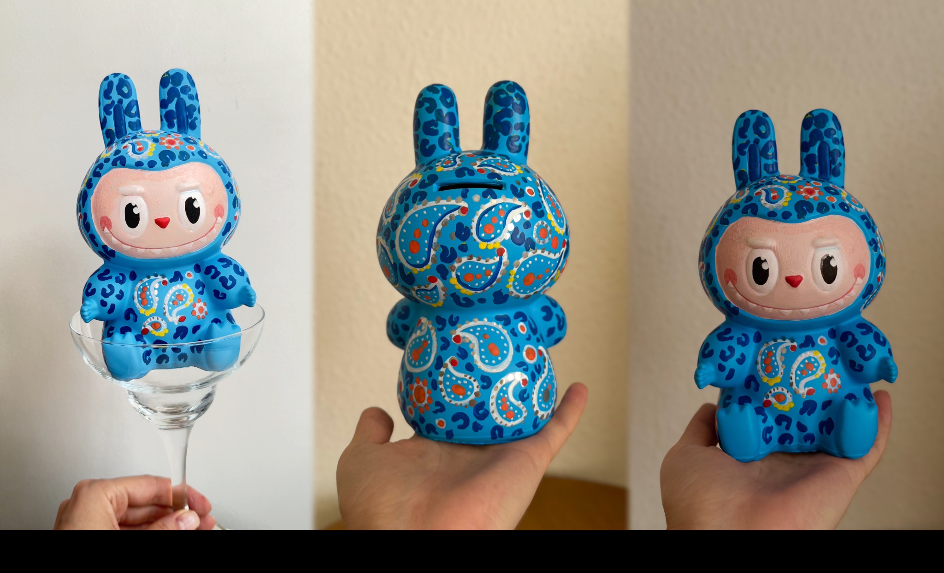 Роспись игрушки Лабубу в от Артвайбс в ресторане "Тиландер"