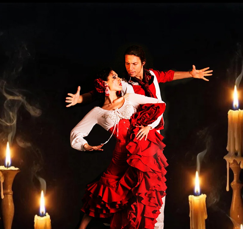 Tablao Flamenco при свечах