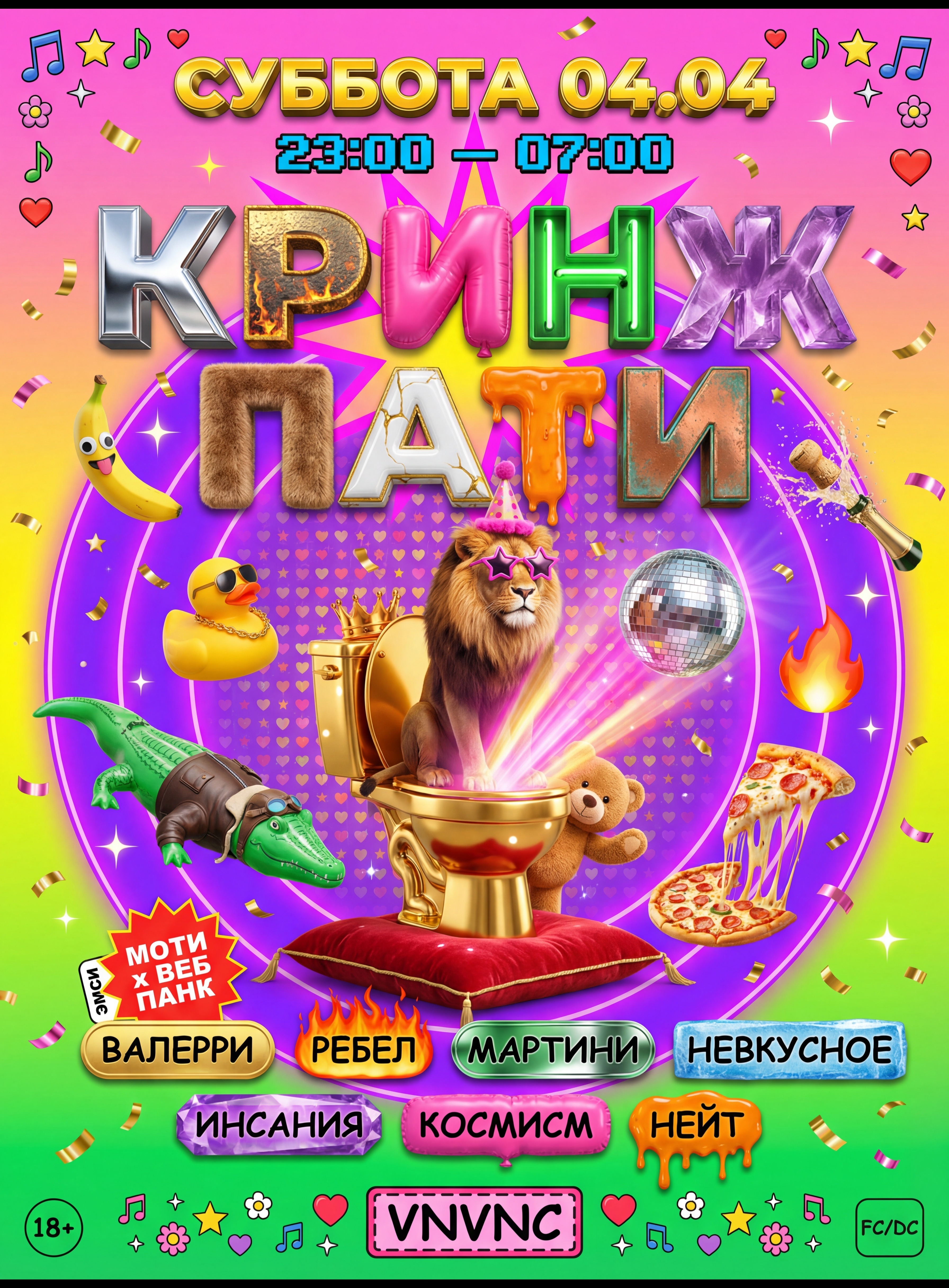 VNVNC| КРИНЖ ПАТИ | 4 АПРЕЛЯ